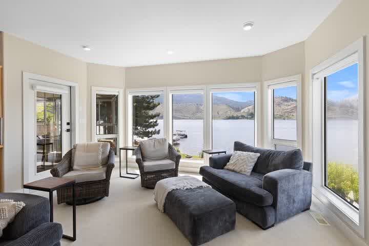 Shared Living Room with Lake Views